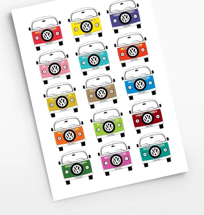 Favourite Campervan Holiday Print