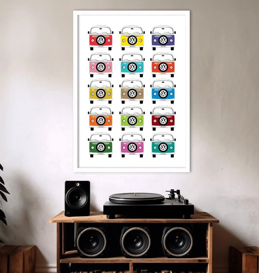 Favourite Campervan Holiday Print