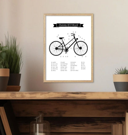 Anatomy of a Bicycle Print