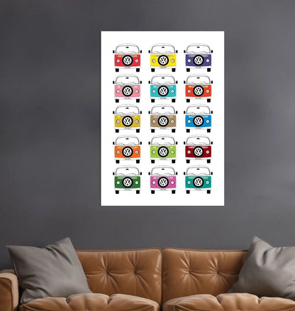 Favourite Campervan Holiday Print