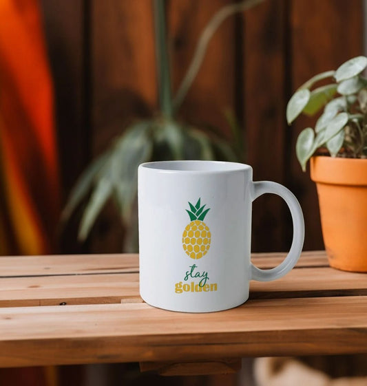 Stay golden pineapple mug