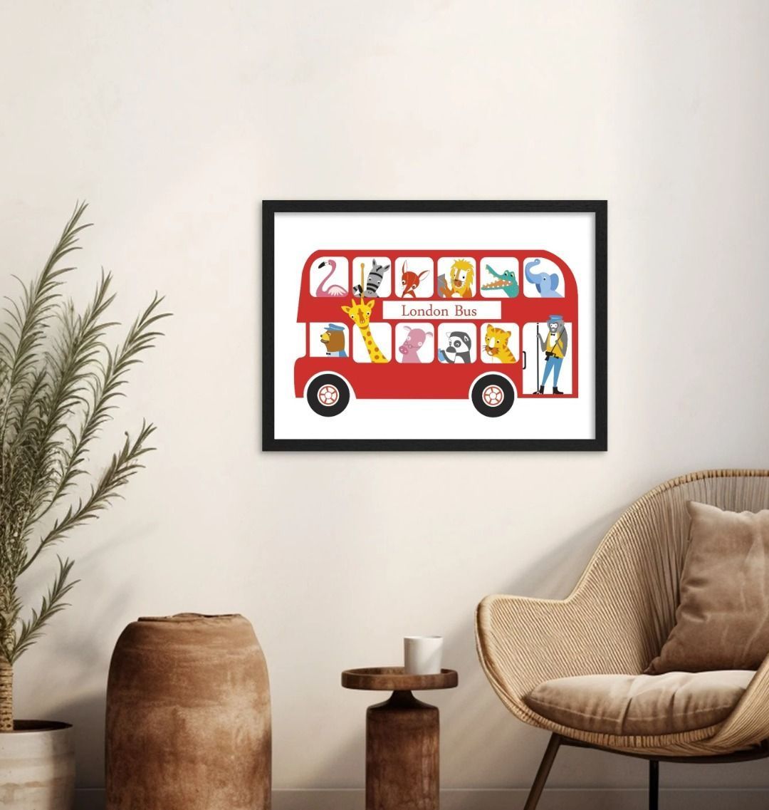 London Bus Children's Print