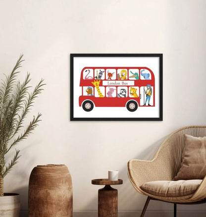 London Bus Children's Print